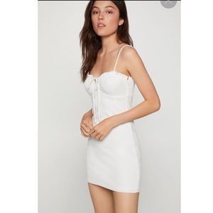 NWT BCBGeneration Strappy Pointelle Bodycon Dress